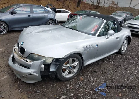 2000 BMW Z3 2.3 из США, поврежденный, VIN 4USCH934XYLG03084